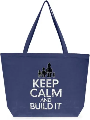 I Can't Adult Today Cotton Tote Bag - Unique Large Tote Bag - Colorful Shopping Bag