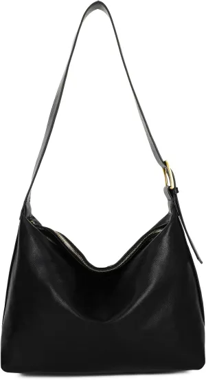 I IHAYNER Hobo Crossbody Bag for Women Stylish Soft Leather Shoulder Purse Casual Handbag Tote