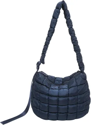 I IHAYNER Puffer Tote Bag for Women Lightweight Quilted Padding Hobo Bag Large Soft Puffy Crossbody Shoulder Bag Purse