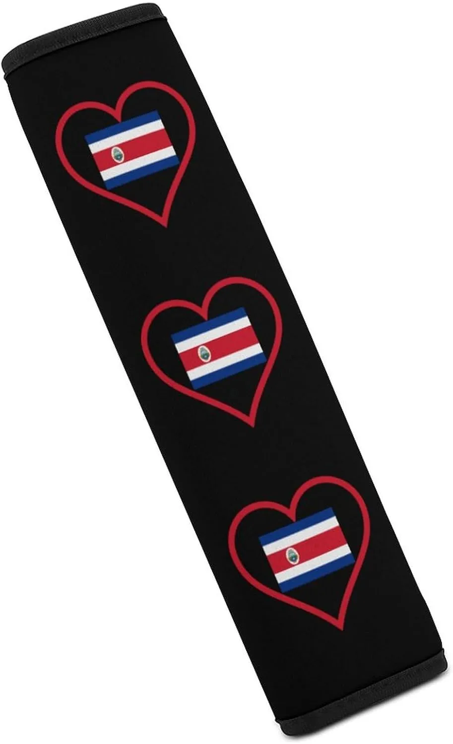 I Love Costa Rica Red Heart Fashion Car Seat Belt Cover Pad for Shoulder Bag Camera Soft Comfort Accessories 1PCS