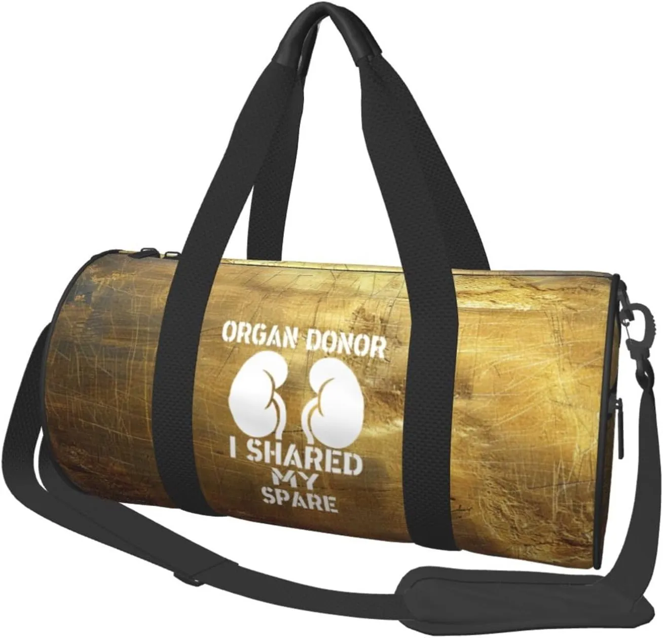 I Shared My Spare Kidney Transplant Living Donor Duffel Bag Gym Bag Travel Sports Tote Large Foldable Beach Swim Yoga2