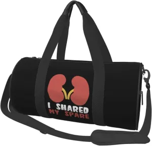 I Shared My Spare Kidney Transplant Living Donor Duffel Bag Gym Bag Travel Sports Tote Large Foldable Beach Swim Yoga8