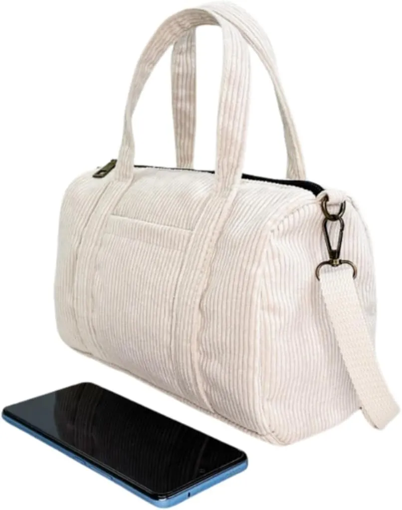 IAMUHI Mini Corduroy Crossbody Phone Purse Small Wallet Tote Bag Casual Shoulder Little Handbag for Women