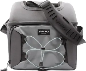 Igloo Soft Cooler Gripper Lunch Bag, Portable Dual Compartment Lunch Cooler, Insulated Lunch Box, Soft Sided Cooler Bag