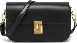 imeetu Soft Leather Crossbody Bag for Women, Top Handle Shoulder Bag Removable Shoulder Straps