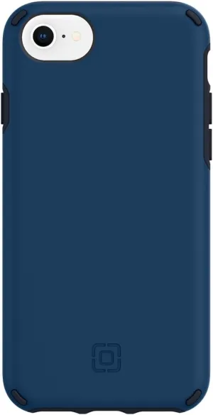 Incipio Duo Case for iPhone SE (2022/2020), 8, 7, 6, 6s – Dual-Layer Slim Protective Case with 12ft Drop Protection, Scratch-Resistant Finish, Wireless Charging Compatible - Denim