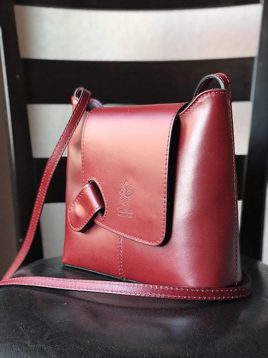 Isabella Leather Crossbody Bag
