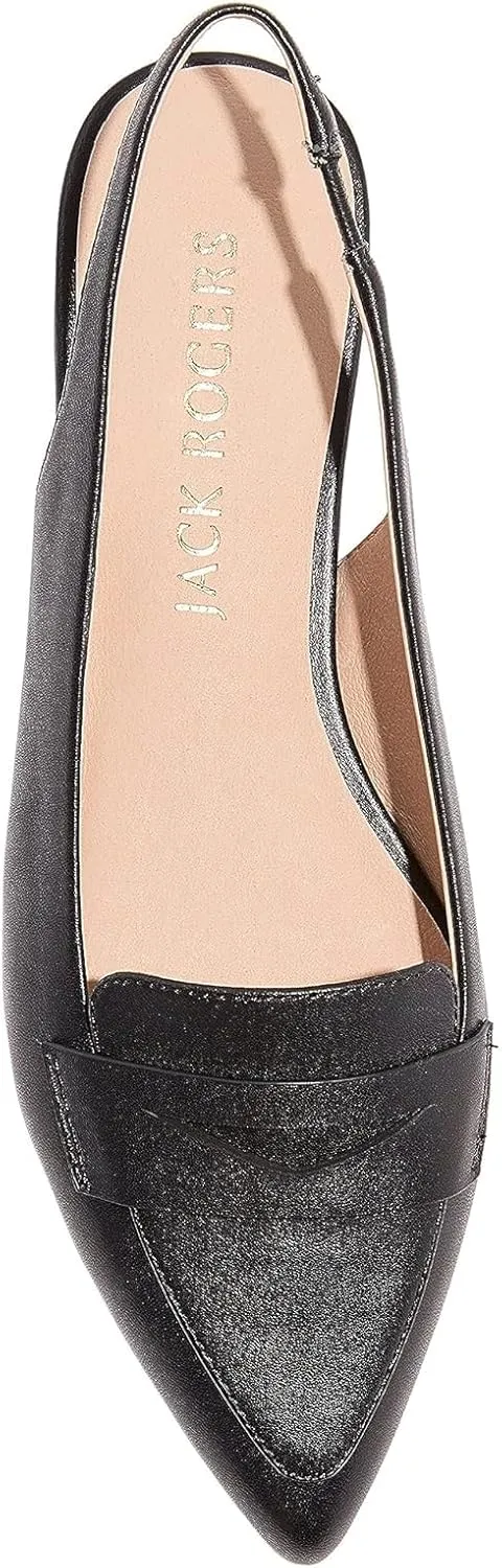 Jack Rogers Women's Pennie Sling Back Ballet Nappa Loafer