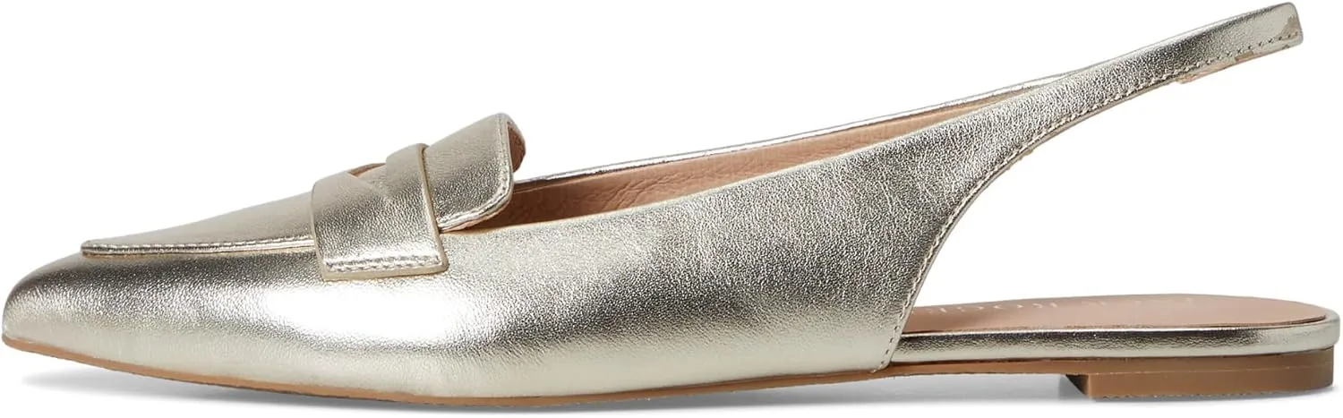 Jack Rogers Women's Pennie Slingback Ballet-Leather Flat