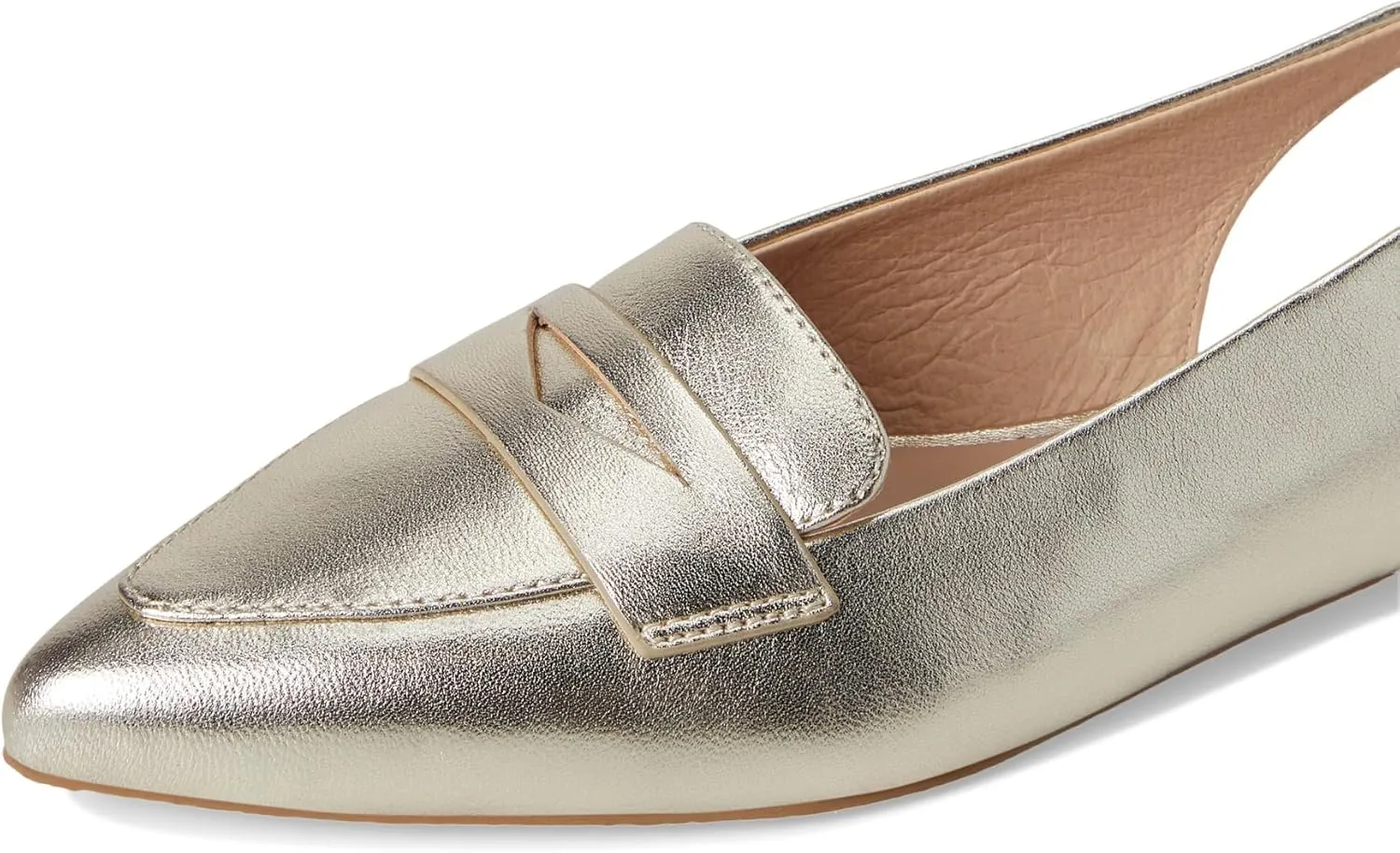 Jack Rogers Women's Pennie Slingback Ballet-Leather Flat