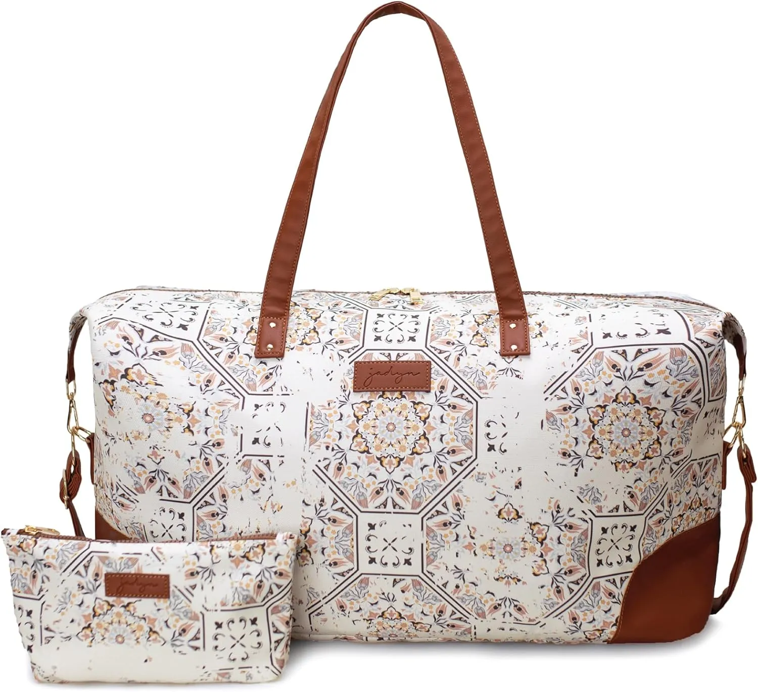 Jadyn Luna Women's Weekender Bag and Travel Duffel, Large 37 Liter Capacity (Mosaic)