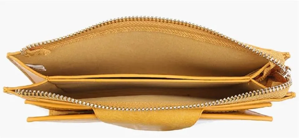 JEN & CO. Kyla RFID Wallet - Women's Vegan Leather Wristlet Purse & Clutch, Credit Card Holder, RFID Safe