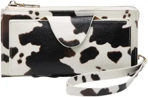 JEN & CO. Kyla RFID Wallet - Women's Vegan Leather Wristlet Purse & Clutch, Credit Card Holder, RFID Safe