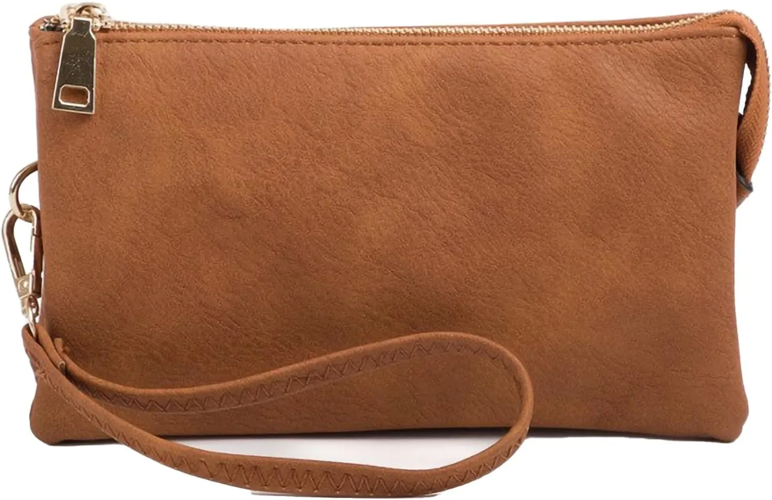JEN & CO. Riley Small Crossbody Bags Vegan Leather Wristlet Wallets Clutch Purses Shoulder Handbag for Women