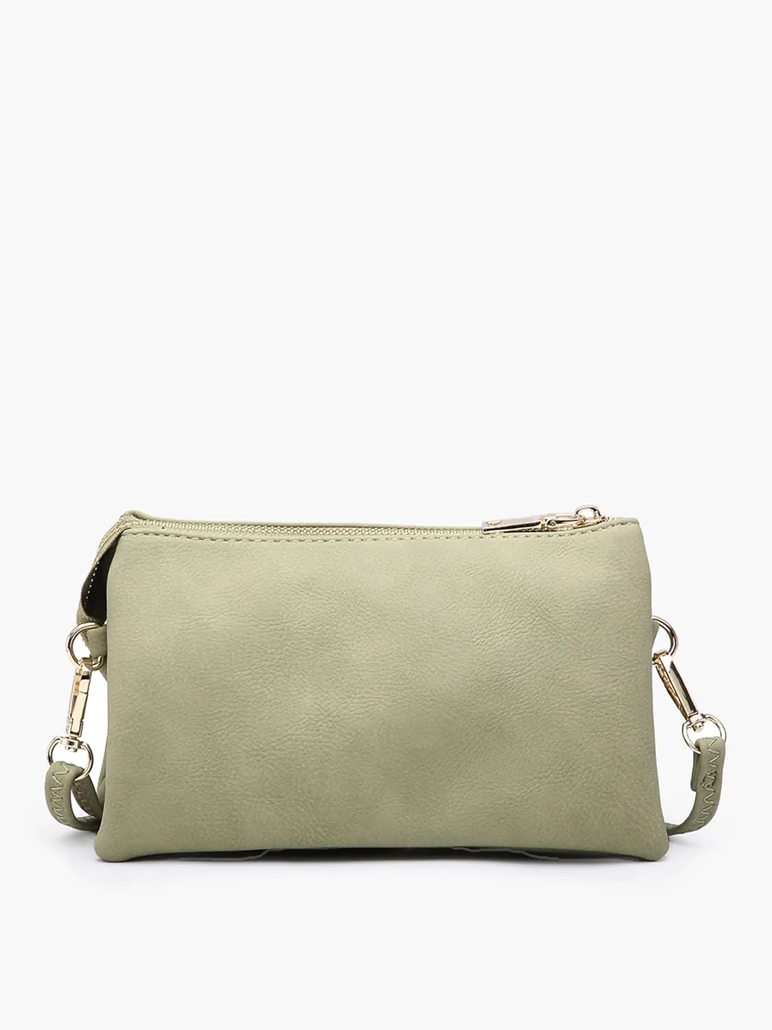 JEN & CO. Riley Small Crossbody Bags Vegan Leather Wristlet Wallets Clutch Purses Shoulder Handbag for Women