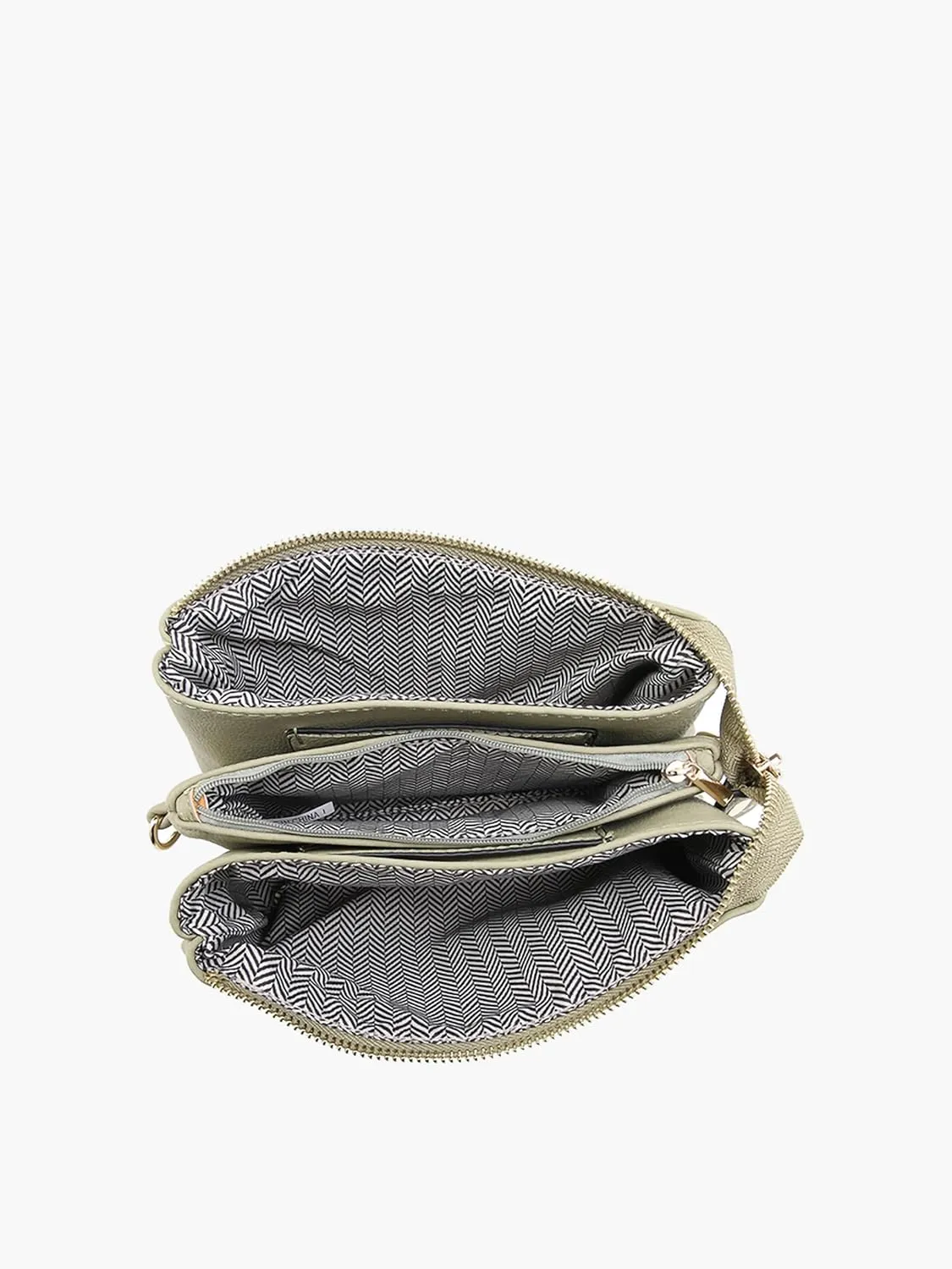 JEN & CO. Riley Small Crossbody Bags Vegan Leather Wristlet Wallets Clutch Purses Shoulder Handbag for Women