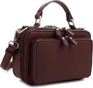 JESSIE & JAMES PANDORA Compact Concealed Carry Crossbody Satchel Purse