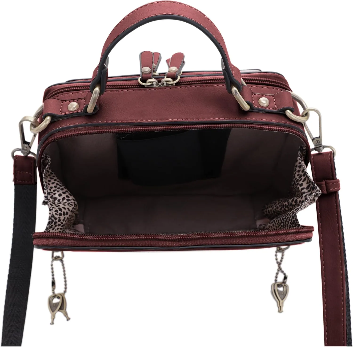 JESSIE & JAMES PANDORA Compact Concealed Carry Crossbody Satchel Purse