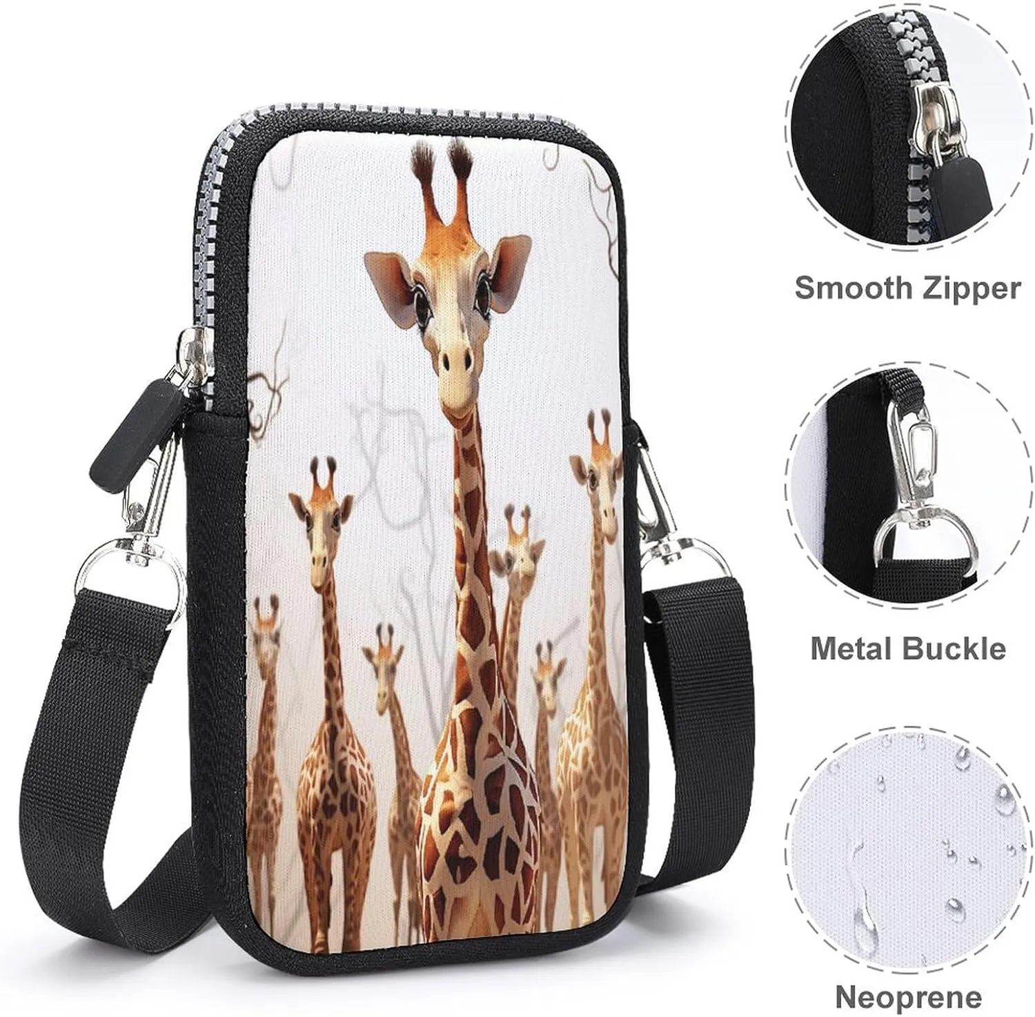 Jet Engine Small Crossbody Bag for Women,Lightweight Mini Shoulder Bag Wallet Cell Phone Purse For Running,Travel,Commuting