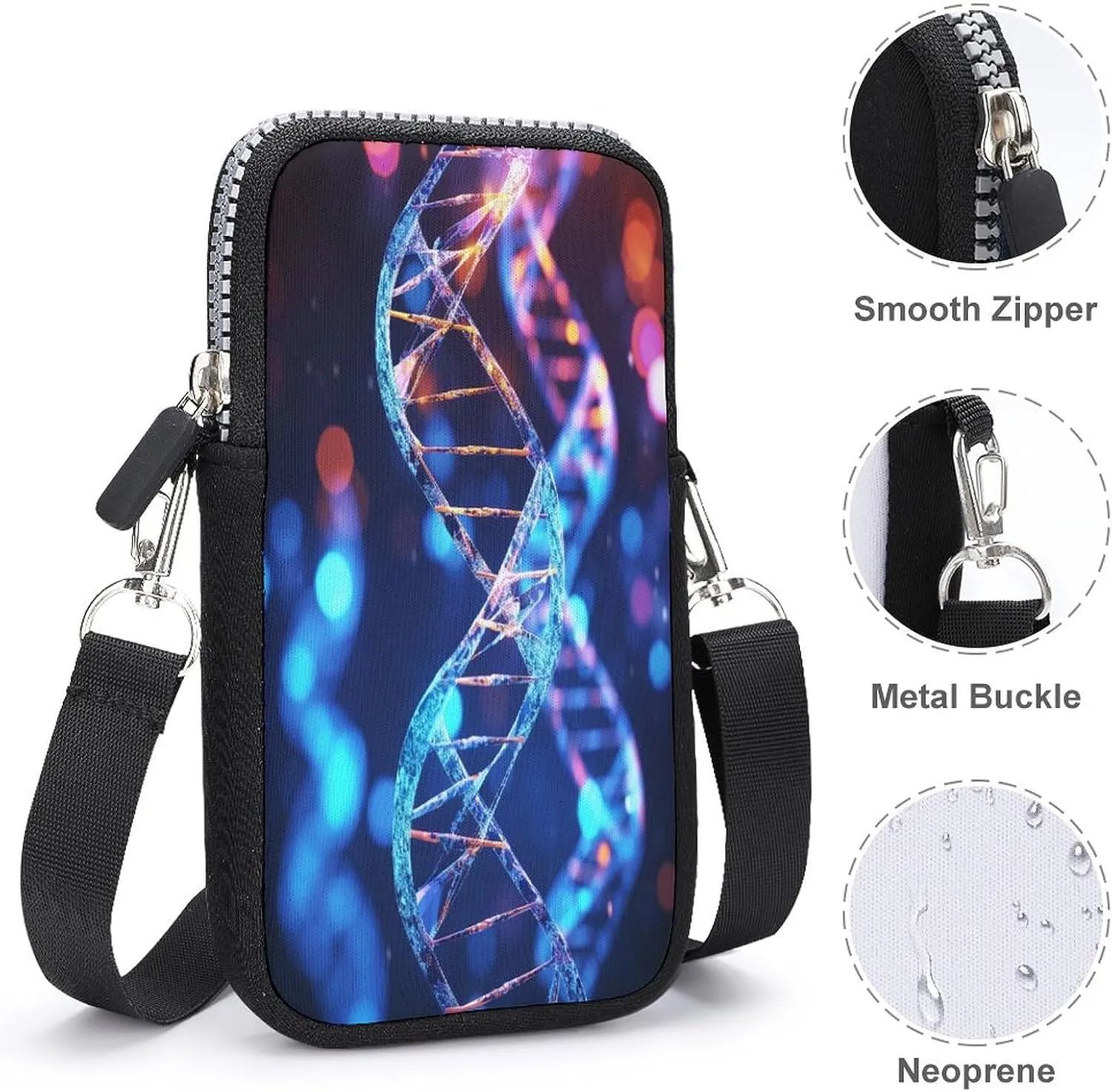 Jet Engine Small Crossbody Bag for Women,Lightweight Mini Shoulder Bag Wallet Cell Phone Purse For Running,Travel,Commuting