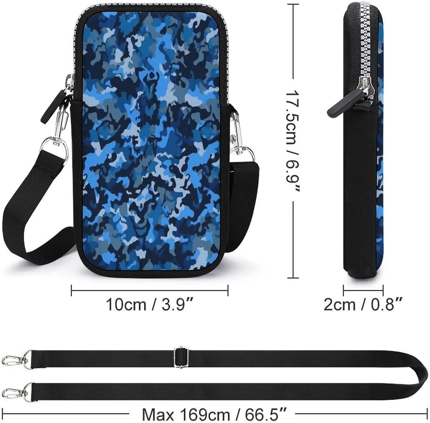 Jet Engine Small Crossbody Bag for Women,Lightweight Mini Shoulder Bag Wallet Cell Phone Purse For Running,Travel,Commuting