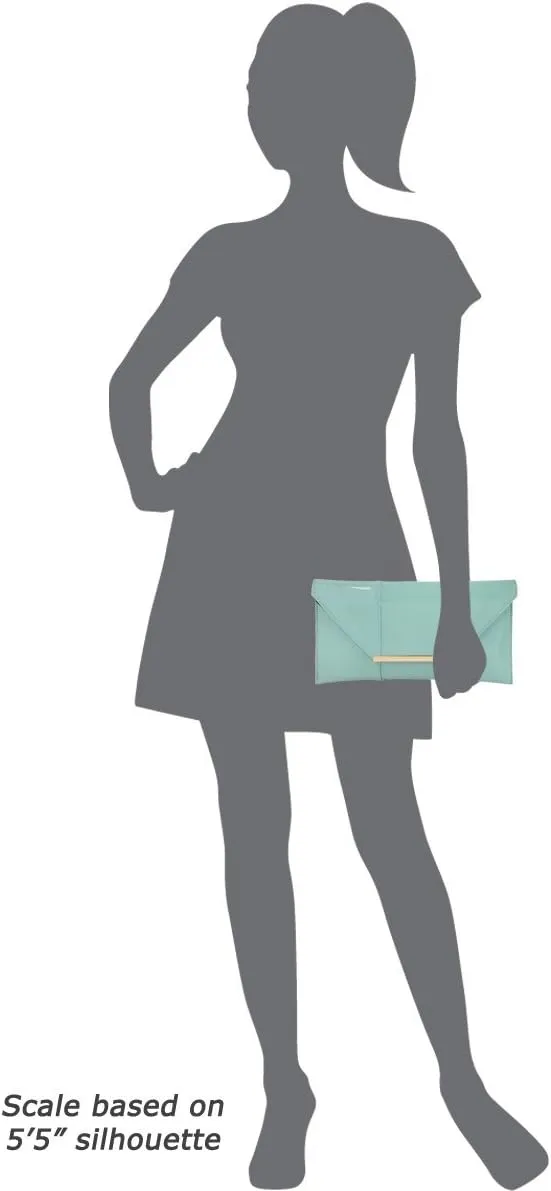 JNB Faux Patent Leather Envelope Candy Clutch