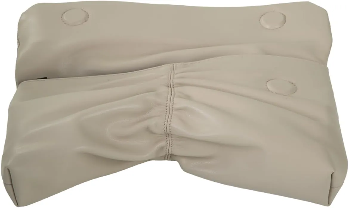 JNB Women's Synthetic Leather Wrinkled Clutch Party Wedding Purse