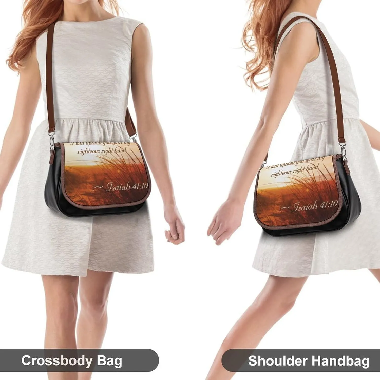 John Leather Shoulder Bag with Detachable Shoulder Strap Versatile for Daily Use