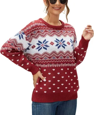 Jouica Women's Fall Lightweight Sweater Knit Casual Pullovers Sweaters for Women