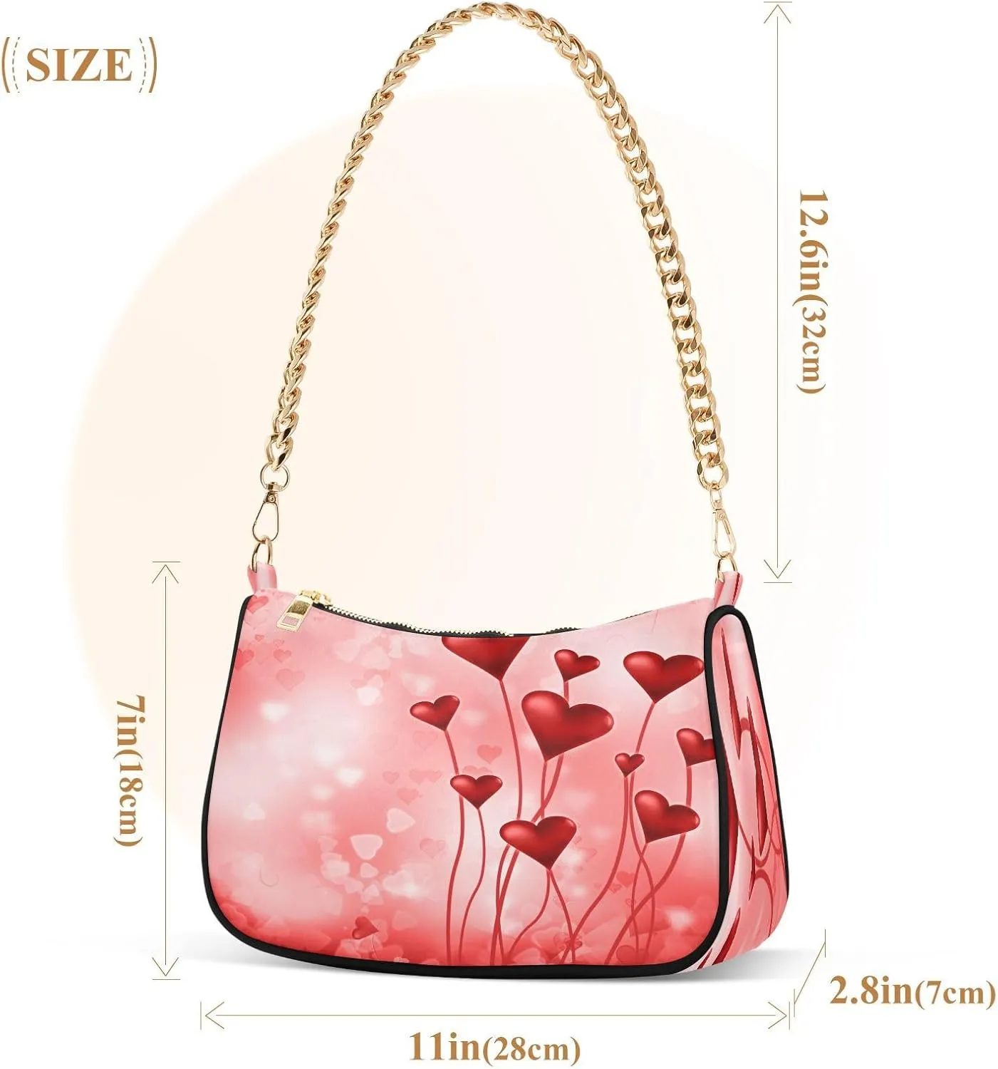 JSTEL Shoulder Bag Purse for Women,Polyester Small Crossbody Bags Purse Wallet Shoulder Bag