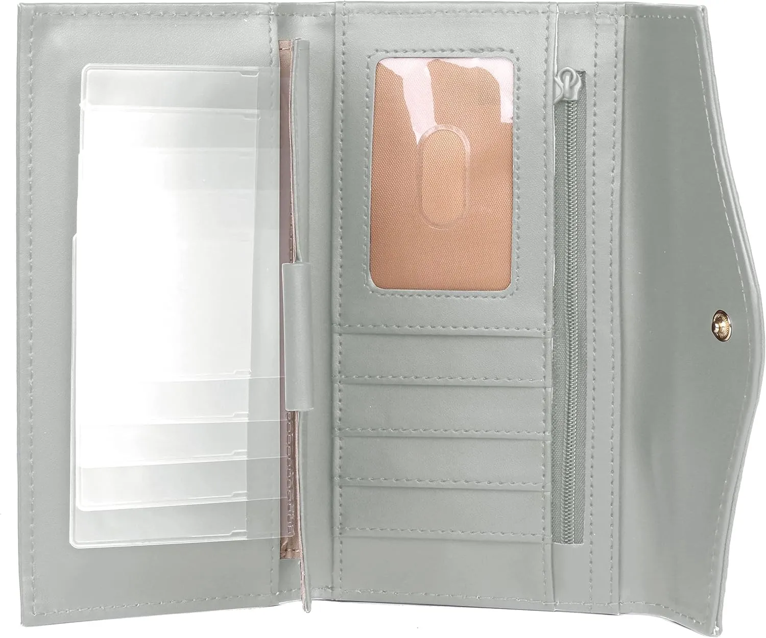 Julia Buxton Heiress Leather Organizer Clutch