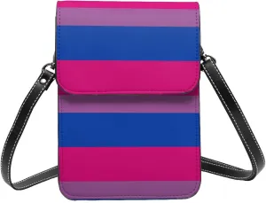 K9 Paw Thin Blue Line Flag Cell Phone Purse Small Crossbody Bags For Women Men Wallet Purses With Adjustable Strap