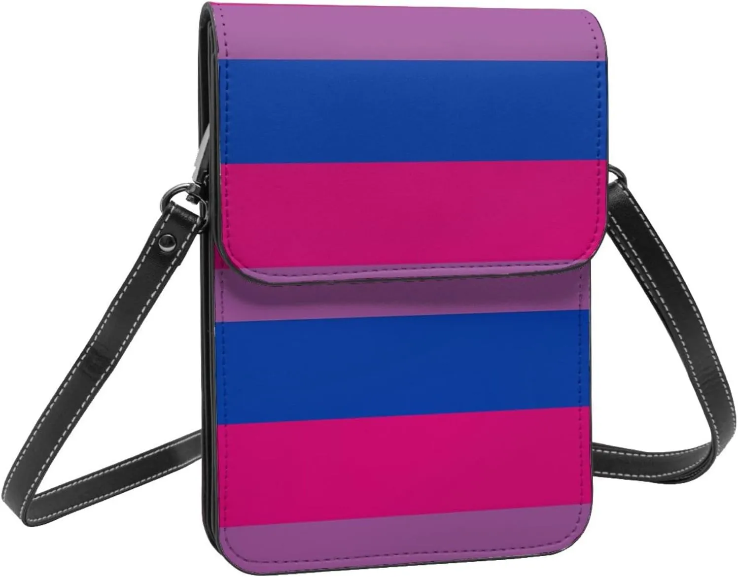 K9 Paw Thin Blue Line Flag Cell Phone Purse Small Crossbody Bags For Women Men Wallet Purses With Adjustable Strap
