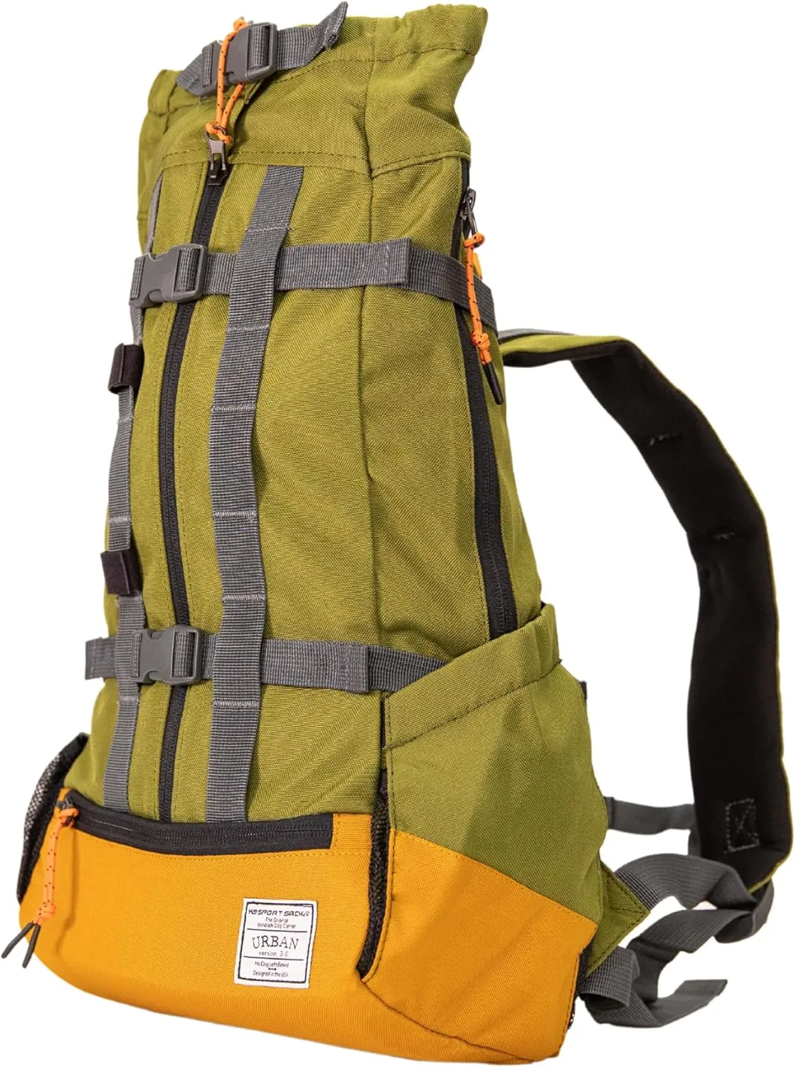 K9 Sport Sack | Dog Carrier Adjustable Backpack (Medium, Urban 3 - Leafy)