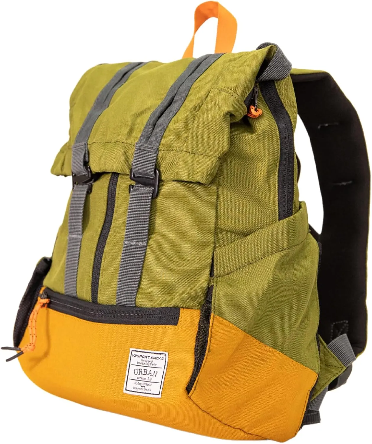 K9 Sport Sack | Dog Carrier Adjustable Backpack (Medium, Urban 3 - Leafy)