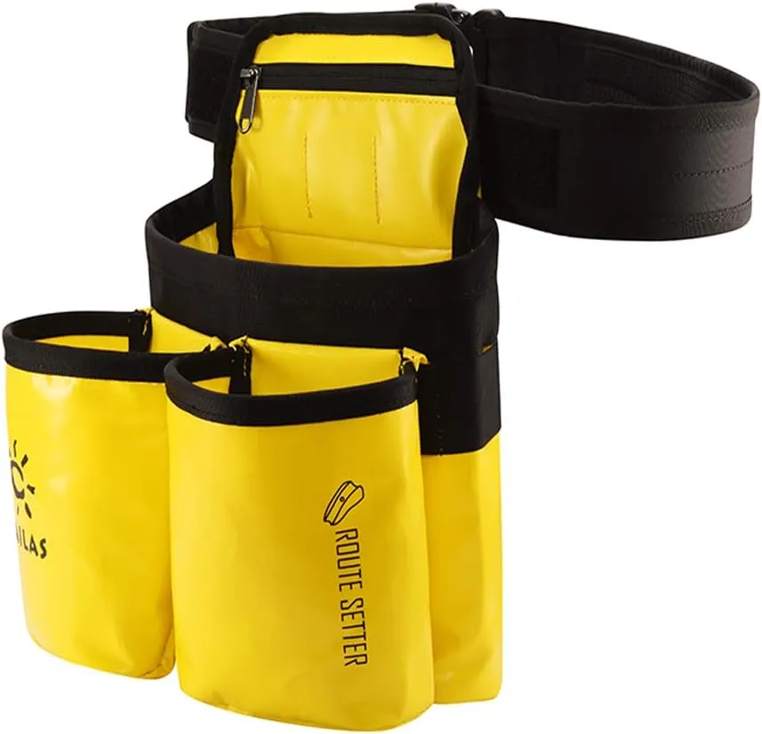 KAILAS Tool Belts Construction Gardening Belt Heavy Duty Tool Belts for Men Electrician Carpenter Waist Toolbelt Pockets PVC