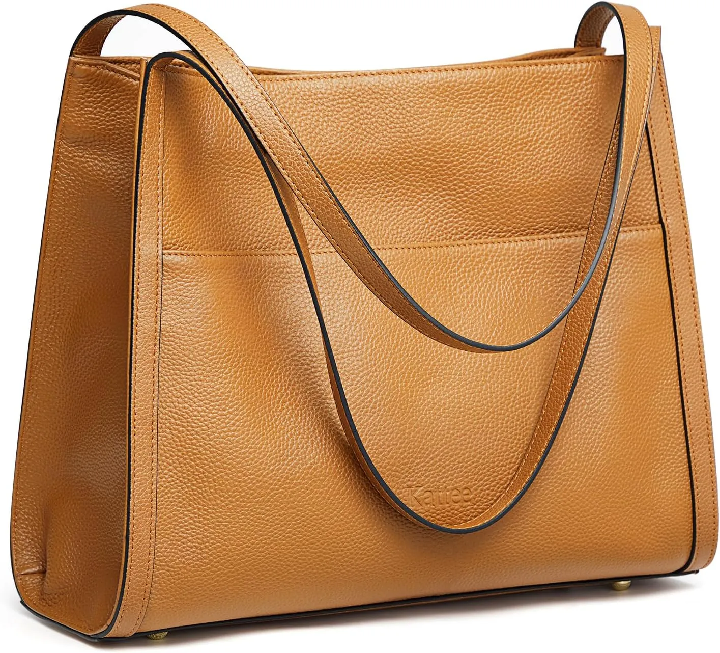 Kattee Leather Tote Bags for Women, Soft Leather Shoulder Purses and Handbags
