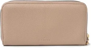KEDZIE Eclipse Vegan Leather Zip-Around Clutch Wallet Credit Card Holder Phone Wristlet for Women