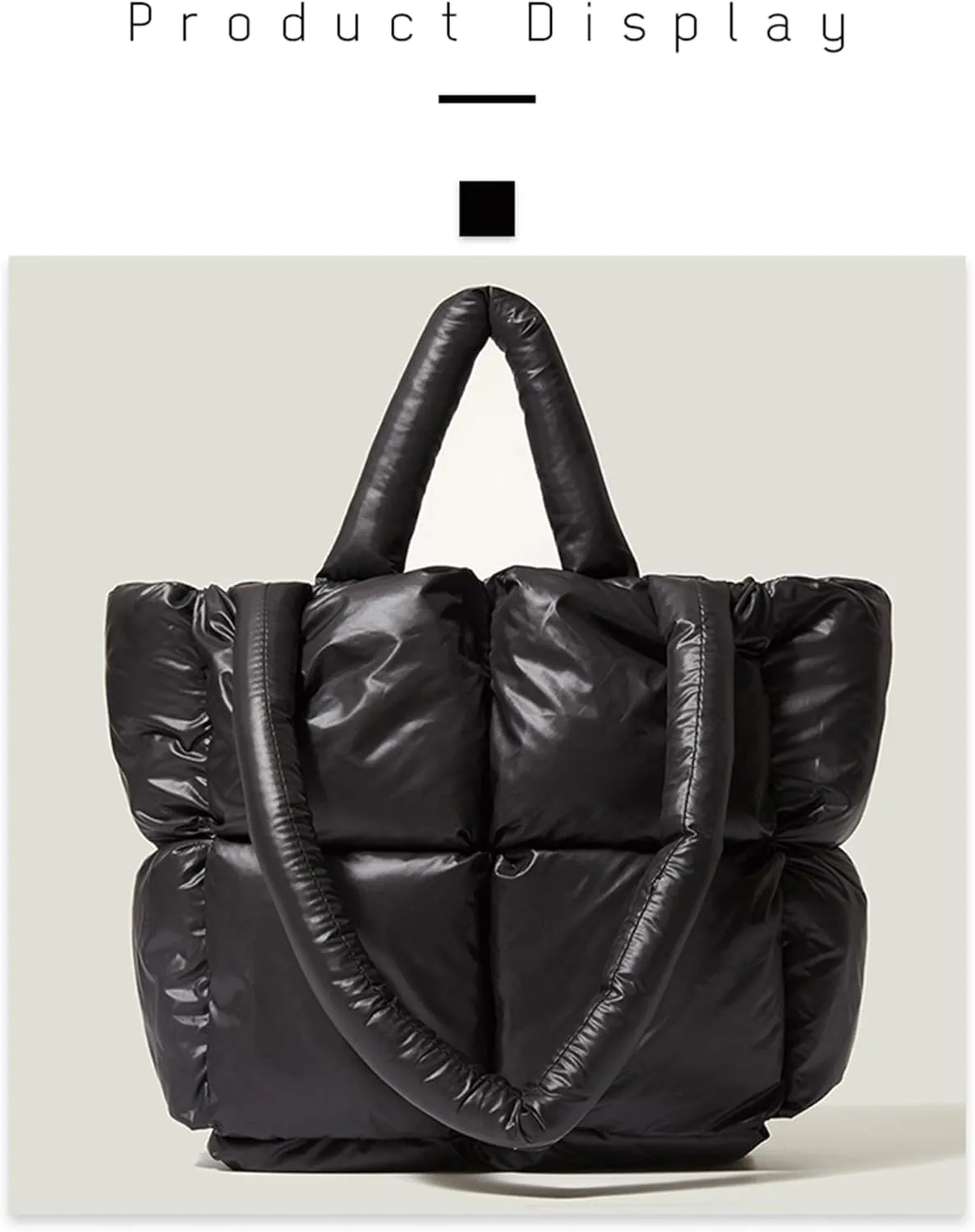 Kervaky Women's shoulder bag, women's handbag, fashionable handbag, casual bag, lightweight and soft