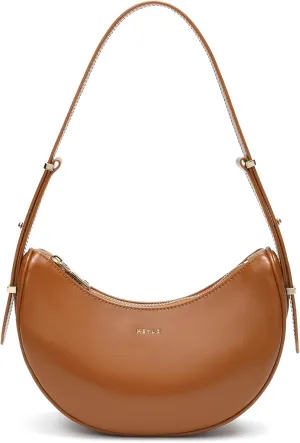 Keyli Small Shoulder Bag for Women Vegan Leather Crossbody Bags Adjust Handbags Purses with 2 Shoulder Strap