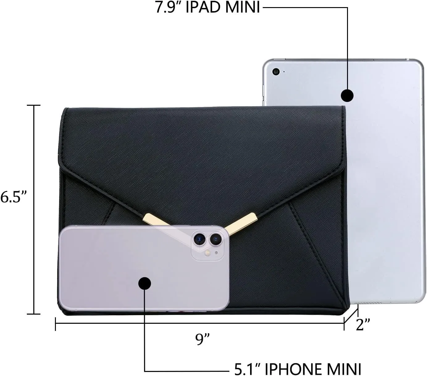 KKXIU Women Elegant Faux Leather Evening Envelope Clutch Purse Foldover Bags for Party Wedding Prom