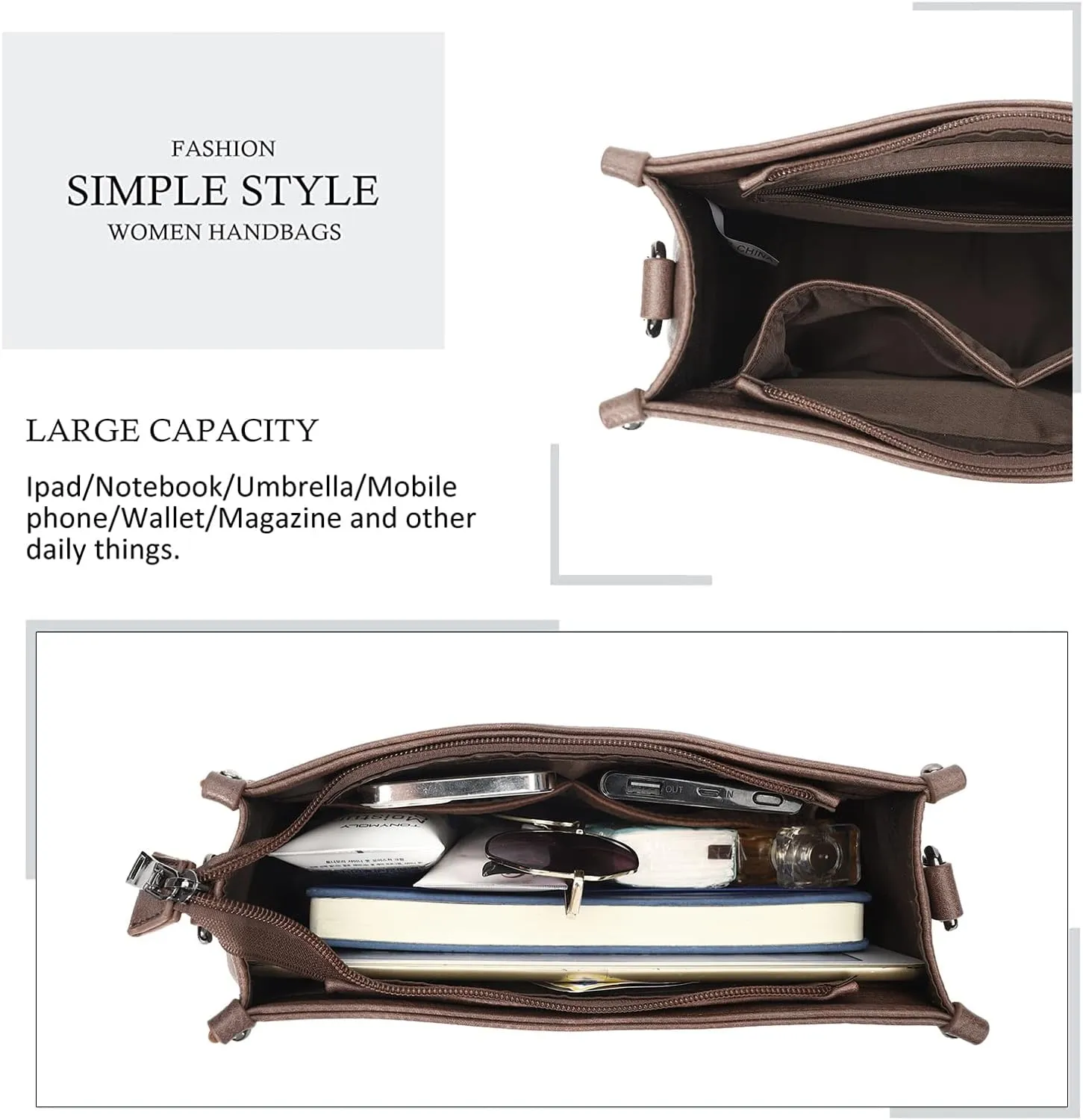 KL928 Crossbody Bags for Women Shoulder Handbags Sling Bag Soft FAUX Leather Shoulder Purses
