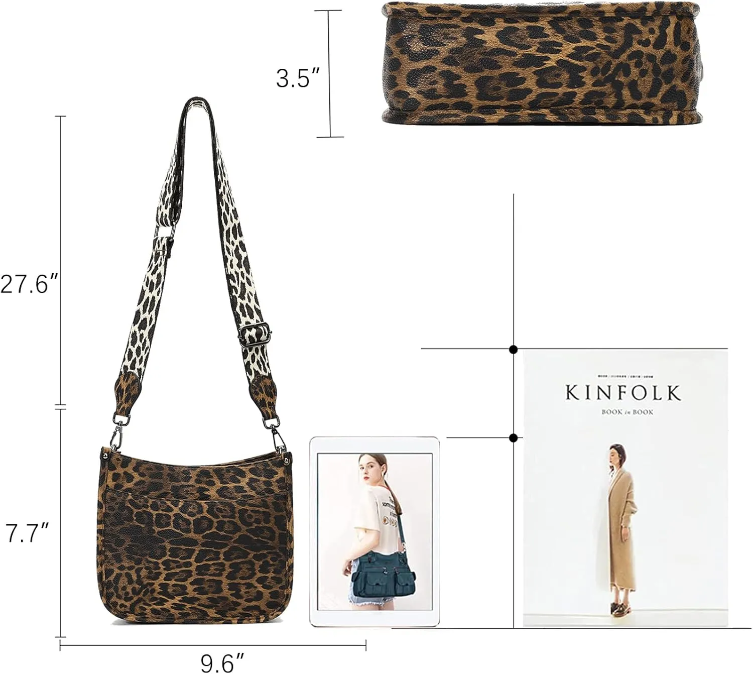 KL928 Crossbody Bags for Women Shoulder Handbags Sling Bag Soft FAUX Leather Shoulder Purses