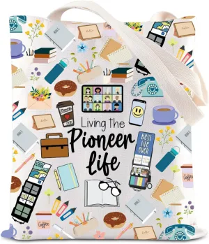 KUIYAI JW Pioneer Tote Bag JW Baptism Bag Preaching Service Gift Pioneer Life Pioneer School Gift Jehovah Witnesses Gift