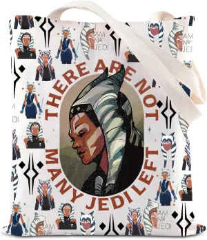 KUIYAI Science Fiction Movie Gift There Are Not Many Jedileft Tote Bag Galaxy's Gift Clone Wars Shopping Bag For Fans