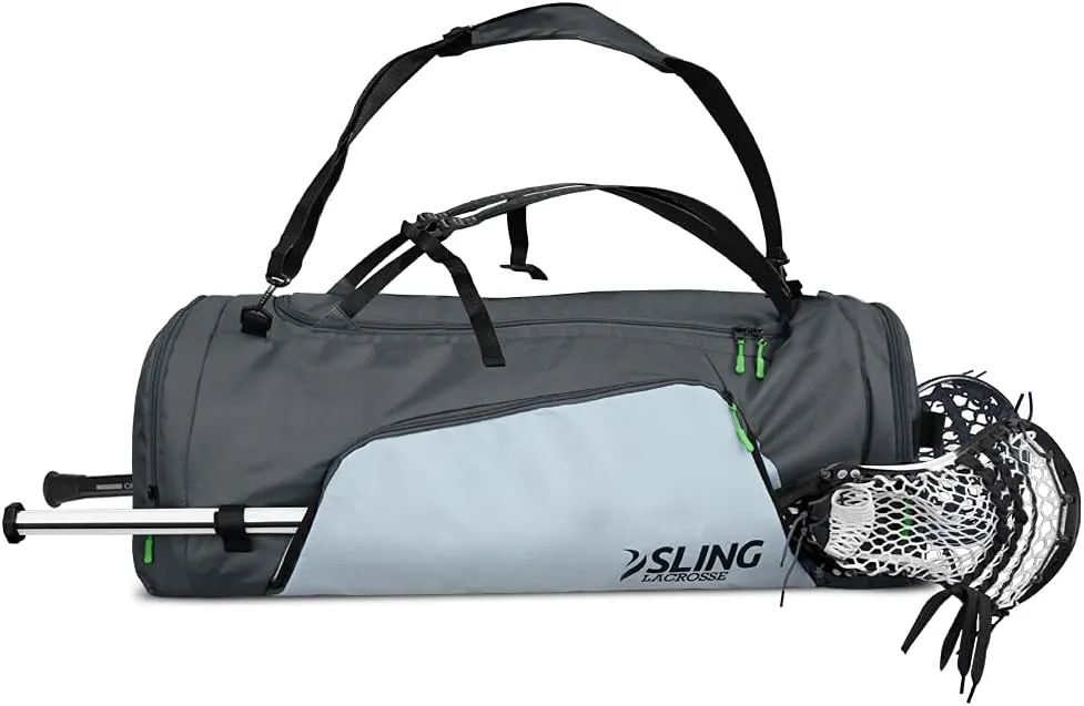 Lacrosse Bag Hybrid XL - Use as a Backpack or Duffel Bag, Holds 2 Sticks and All of Your Gear with a 75L Capacity