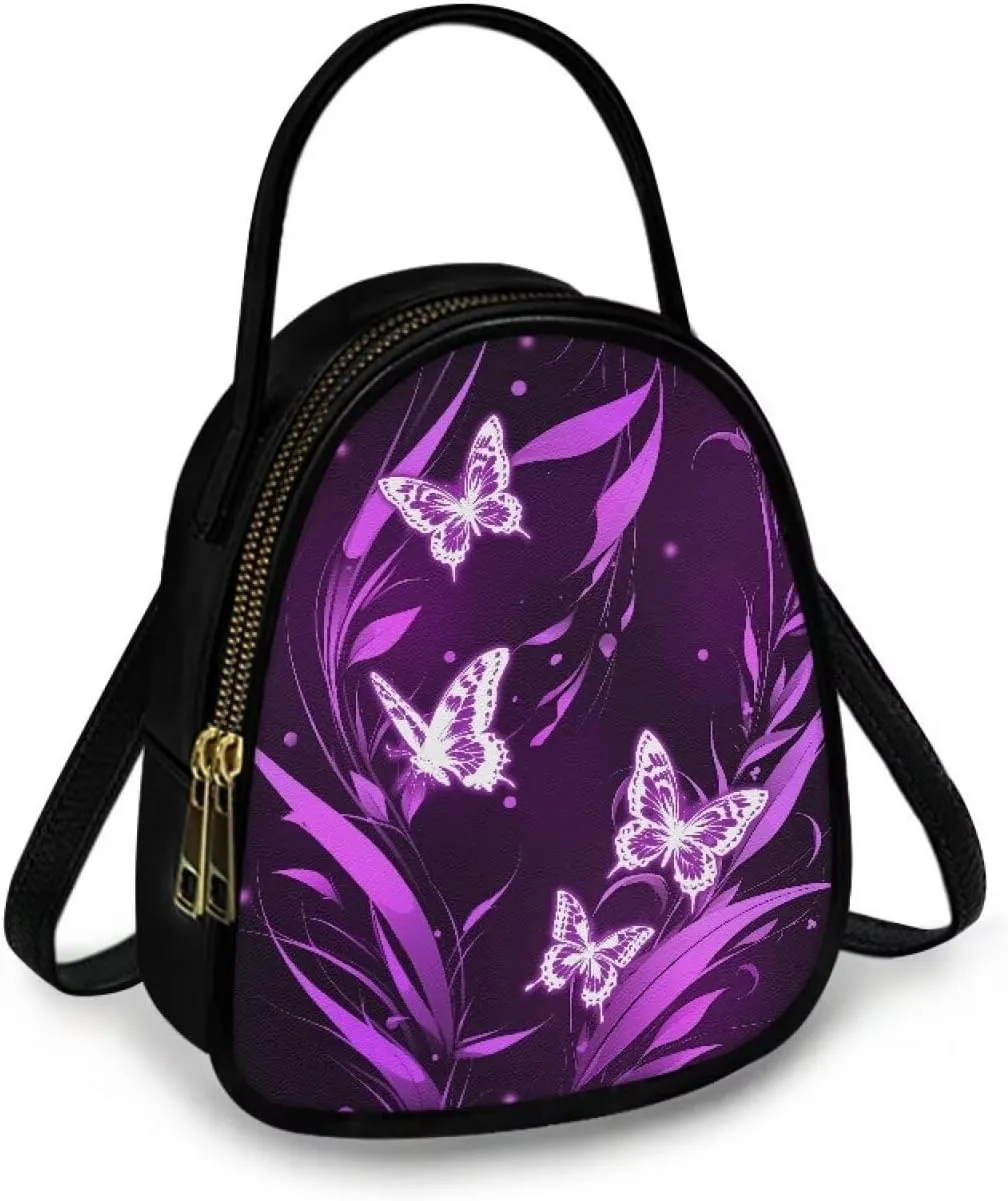 Ladies Double Layer Soft PU Leather Multi-Pocket Shoulder Bag Handbag Womens Crossboby Bag with Adjustable Strap