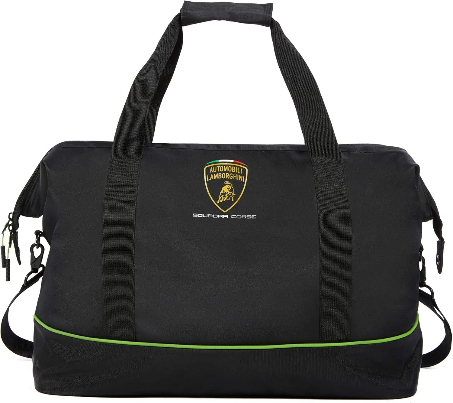 Lamborghini Squadra Corse Travel Duffel Bag Black