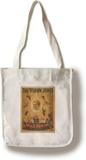 Lantern Press The Widow Jones attracting Men Like Flies Poster (100% Cotton Canvas Reusable Tote Bag)