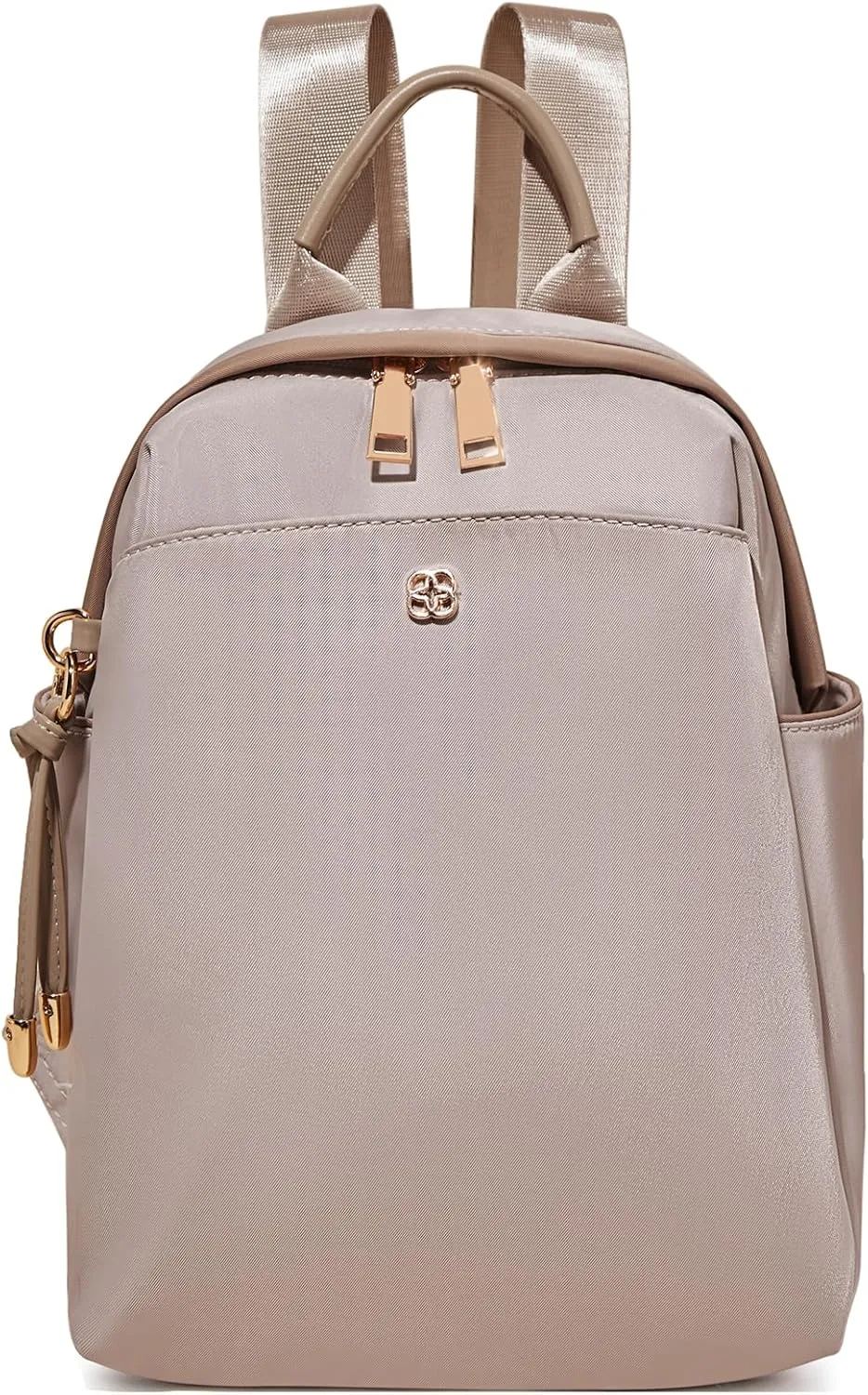 LAORENTOU Small Backpack Purse for Women Cowhide Mini Leather Backpack for Women, Ladies Small Shoulder Crossbody Handbags